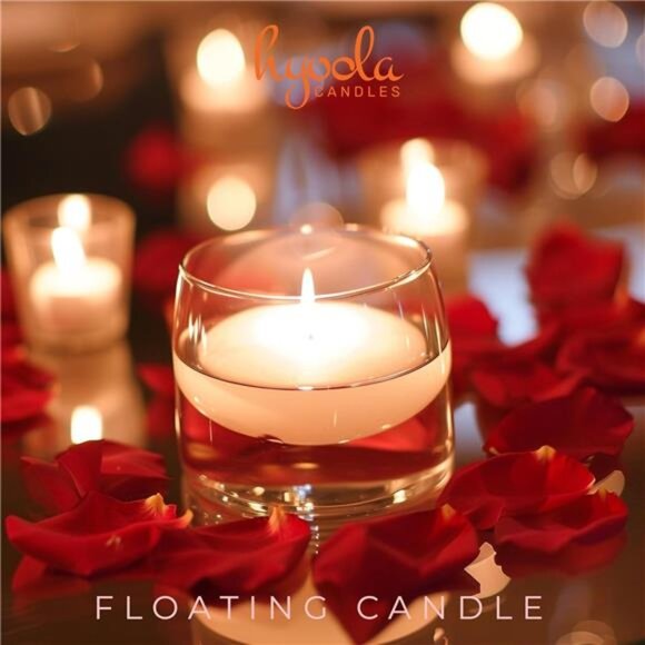 Premium White Floating Candles 1.75 Inch - 3 Hour - 20 Pack - European Made - Picture 6 of 7